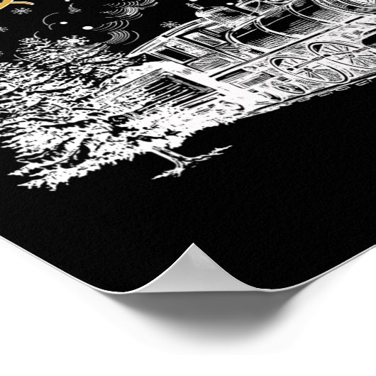 信じクリスマス北極表現極全Abr ポスター (角)