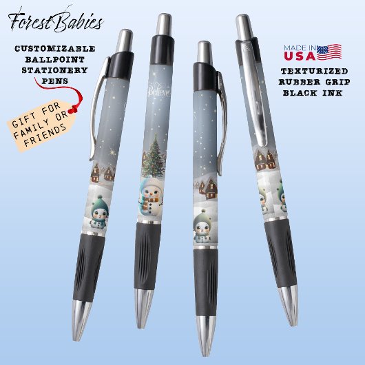 信じクリスマス雪の女性ファミリークリスマスギフト⛄️🎄 ボールペン