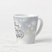 信じクリスマス魔法で カフェラテマグ (右アングル)