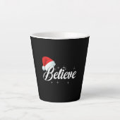 信じクリスマス カフェラテマグ (正面)