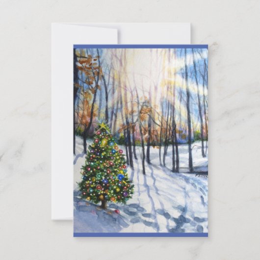 信じクリスマス カード (正面)