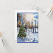 信じクリスマス カード (正面/裏面インサイチュ)