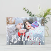 信じクリスマス·グリーティング·カード シーズンカード (スタンド正面)