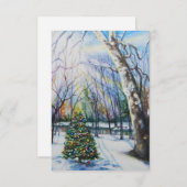 信じクリスマス 招待状 (正面/裏面)