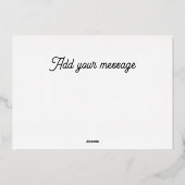 信じクリスマス 箔シーズンカード (裏面)