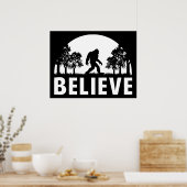 信じサスカッチ ポスター (キッチン)