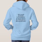 信じシャツ パーカ (裏面)