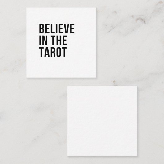 信じタロット スクエア名刺 (正面/裏面)