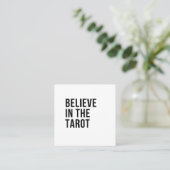 信じタロット スクエア名刺 (スタンド正面)