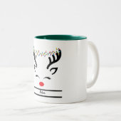 信じトナカイ ツートーンマグカップ (正面右)
