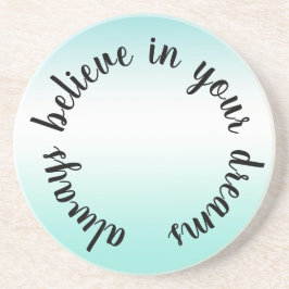 信じドリームアクア感動的絞り染め コースター