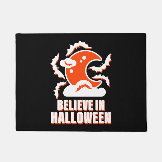信じハロウィン ドアマット (正面)