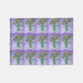 信じハートワードアートソフトフリースケモブランケット フリースブランケット (正面(横))