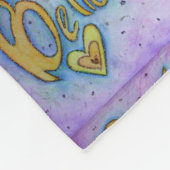 信じハートワードアートソフトフリースケモブランケット フリースブランケット (角)