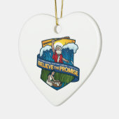 信じハート セラミックオーナメント (左)
