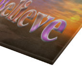 信じファンタジー空感動的 カッティングボード (角)