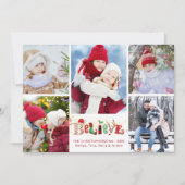信じフェスティバルタイポグラフィ5写真 シーズンカード (正面)