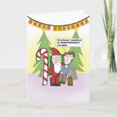 信じホリデーおもしろいカード カード (正面)