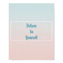 信じポスタやる気を起こさせるー