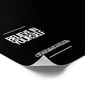 信じポスタ感動的ー ポスター (角)