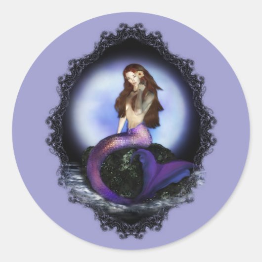 信じマーメイド丸 ラウンドシール (正面)