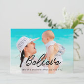 信じモダンタイポグラフィ シーズンカード (スタンド正面)