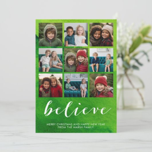 信じモダン – 水彩画と写真9 シーズンカード (スタンド正面)