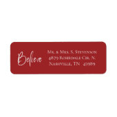 信じリモダンー ラベル (正面)