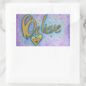 信じワーアート感動的デカールシール 長方形シール (バッグ)