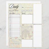 信じヴィンテージ蝶プランナー (正面/裏面)