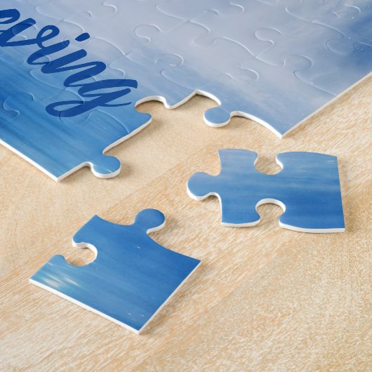 信じ一角滝感動的 ジグソーパズル (側面)