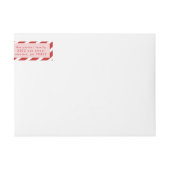 信じ住所 シールの魔法で ラップアラウンドラベル (正面)