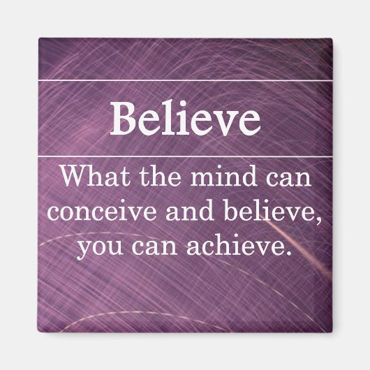 信じ何でもできる マグネット (正面)