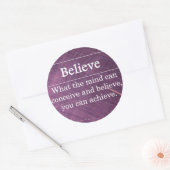 信じ何でもできる ラウンドシール (封筒)