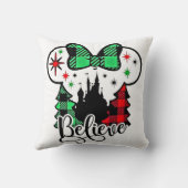 信じ信じクリスマスクリスマス クッション (裏面)