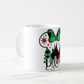 信じ信じクリスマスクリスマス コーヒーマグカップ (正面左)