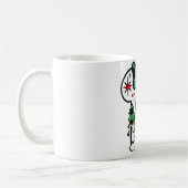 信じ信じクリスマスクリスマス コーヒーマグカップ (左)