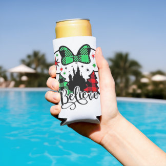 信じ信じクリスマスクリスマス スリム缶クーラー