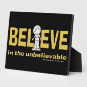 信じ信じ難い フォトプラーク (側面)