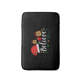 信じ信じ – クリスマス、サンタハット、サンタ バスマット (正面縦)