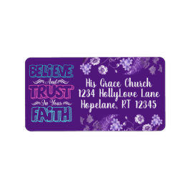 信じ信仰を信じる ラベル