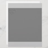 信じ全てのエンボスカスタムレターヘッド (正面/裏面)