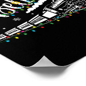 信じ列車Christmas北極表現F ポスター (角)