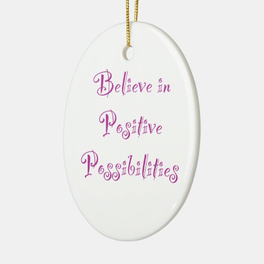 信じ前向き可能性のオーナメント セラミックオーナメント (左)