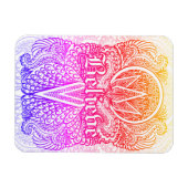 信じ前向き – 文の引用文 マグネット (横)