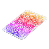 信じ前向き – 文の引用文 マグネット (左側)