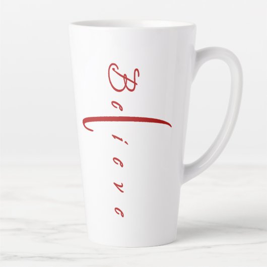 信じ十字 カフェラテマグ (右)