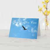 信じ可能 カード (黄色い花)