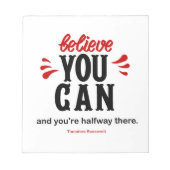 信じ可能 ノートパッド (正面)