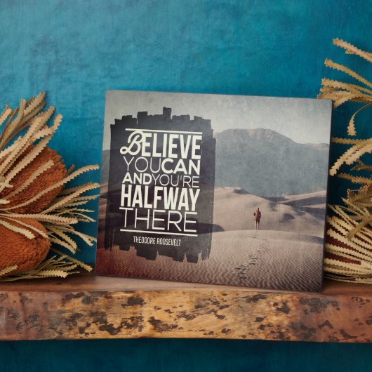 信じ可能 フォトプラーク (側面)